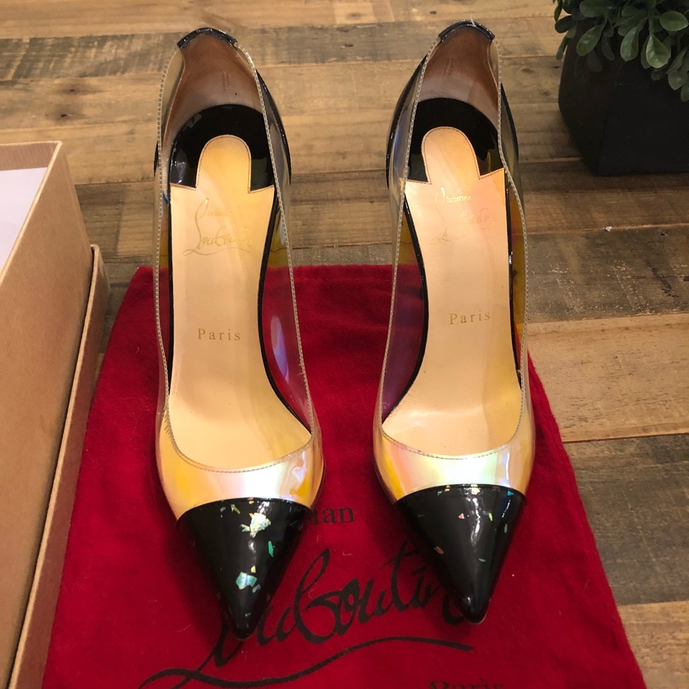 Christian Louboutin Debout Disco PVC Hologram